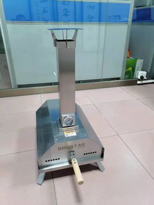 Taşınabilir Mini Paslanmaz Çelik Pizza Fırını 201ss 5dk Mini Açık Pizza Fırını