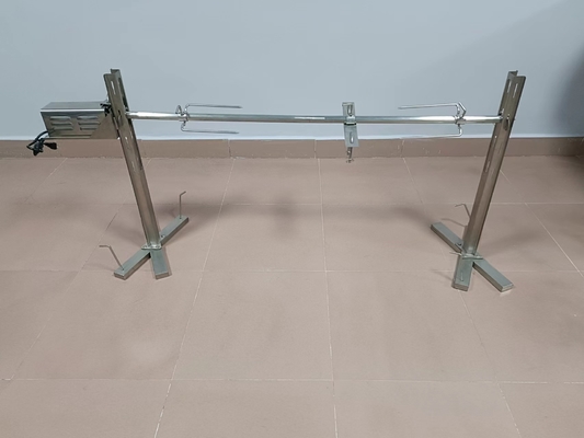 46*26cm 201ss Barbekü Spit Kavurma Rotisserie Spit Çatallı Kızartma Izgara