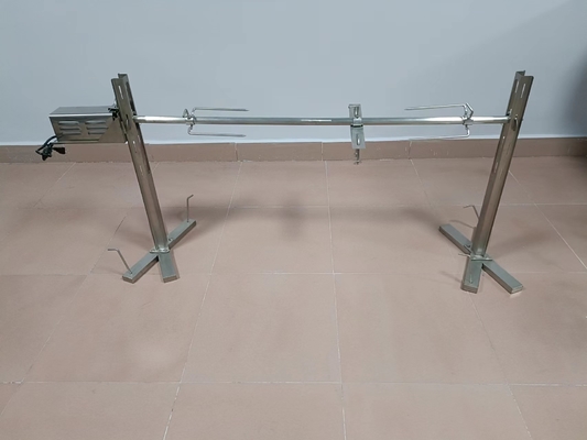 46*26cm 201ss Barbekü Spit Kavurma Rotisserie Spit Çatallı Kızartma Izgara