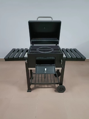 40kg Ağırlık Kömür Barbekü Izgarası 23.7 İnç Tekerlekli Taşınabilir Kamp Izgarası