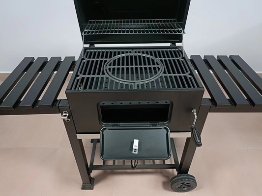 Hareketli CSA 24 İnç Kömür Barbekü Izgara Kamp Barbekü Izgarası