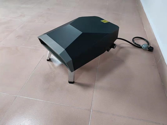 SUS201 Gazlı Pizza Fırını Dış Mekan Elektronik Ateşlemeli Mini Pizza Fırını Gazlı