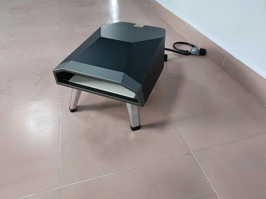 400mm Gazlı Pizza Fırını Açık Taşınabilir Kırmızı CSA Mini Pizza Fırını Gazlı