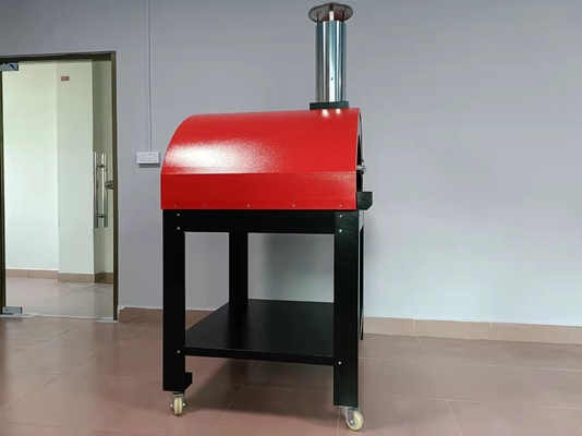 Paslanmaz Çelik Odun Ateşli Pizza Fırını AGA Tuğla Ahşap Pizza Fırını