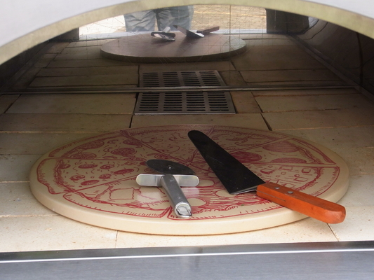 750mm Paslanmaz Çelik Odun Ateşli Pizza Fırını Spatula Paslanmaz Çelik Odun Ateşli Fırın